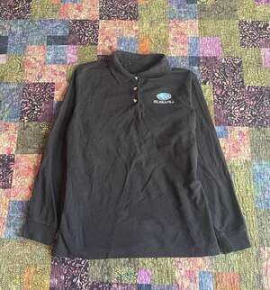 Subaru Embroidered Logo Long-Sleeve Polo Shirt